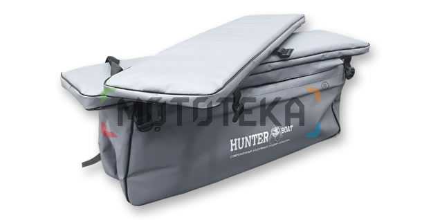Комплект мягких накладок с сумкой для лодки Хантер 320 ЛКА серый Комплект мягких накладок с сумкой для лодки Хантер 320 ЛКА серый