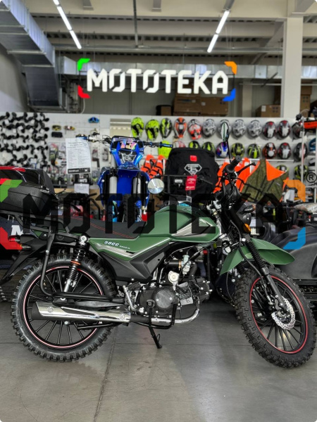 Мопед FXMOTO (ФХМото) FX - 50 (А26) OFF ROAD 50 (125) зелёный матовый | Мототека