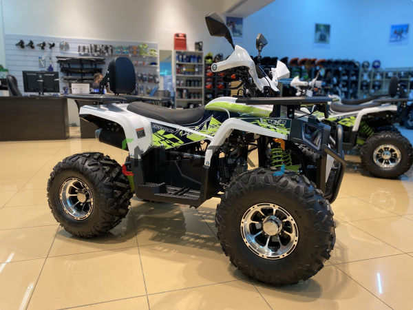 Квадроцикл детский Мотомир ATV ARMIS 125 белый/зелёный (машинокомплект) | Мототека Квадроцикл детский Мотомир ATV ARMIS 125 белый/зелёный (машинокомплект) | Мототека