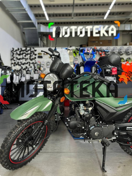 Мопед FXMOTO (ФХМото) FX - 50 (А26) OFF ROAD 50 (125) зелёный матовый | Мототека