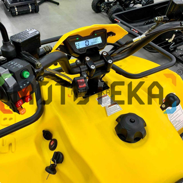 Квадроцикл IRBIS (Ирбис) ATV 200 Premium 2024 жёлтый с ПСМ | Мототека