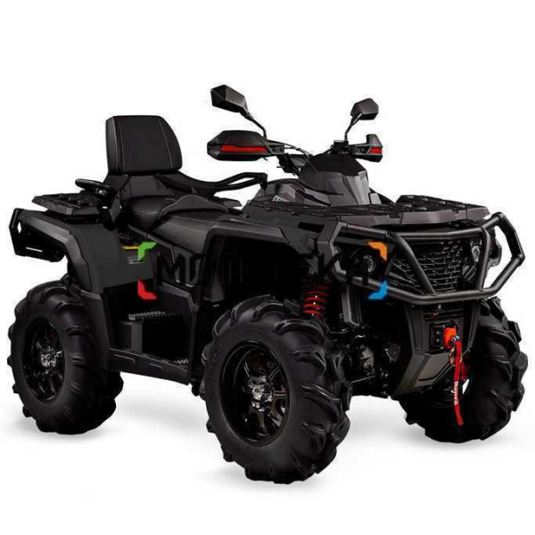 Квадроцикл AODES (Аодес) Pathcross ATV1000L PRO EPS двухместный черный с ПСМ | Мототека