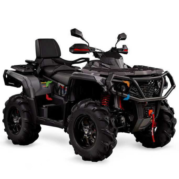 Квадроцикл AODES (Аодес) Pathcross ATV800L PRO EPS двухместный серый с ПСМ | Мототека